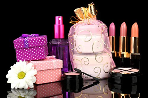 Shenglex Pintura al óleo por números Kits DIY de Pintura Lienzo Digital Arte la Pared Pinturas Decoraciones Regalos(40X50 cm) sin Marco--Cosmética Femenina y Caja de Regalo