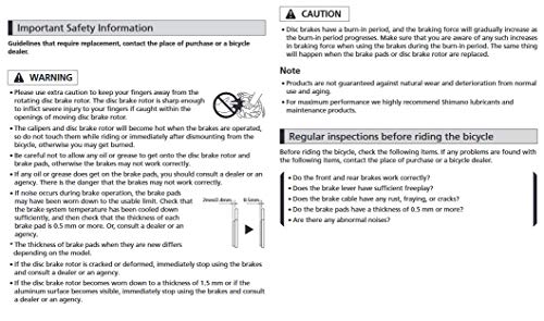Shimano RT66 Disco, Multicolor, 203 mm