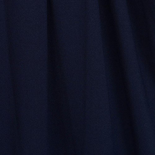 SHOBDW Pantalones de Mujers Tallas Grandes, Anchos con lanura Abocinado Anchos Pierna Cintura elástica de Cintura Alta Pantalones de Mujer (2XL, Azul Marino)