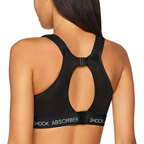 Shock Absorber Ultimate Run Bra Padded Sujetador Deportivo, Negro (Noir Bsv), 85D para Mujer