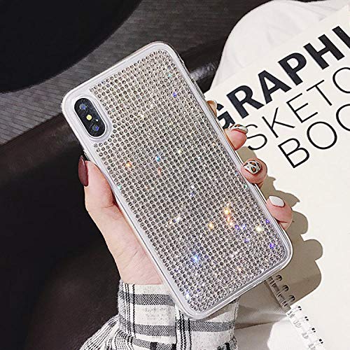 SHOUJIQQ Caja del Teléfono Móvil, Americana Diamante Completo para For iPhone X,X,XS MAX,XR Resistentes Al Desgaste Y Anti-Shock Y Antichoque Teléfono Móvil Establece,For IPhonex/For IPhonexs