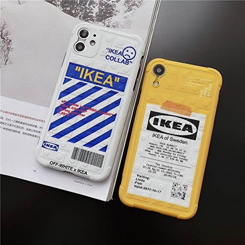 Shuai Compatible con iPhone Caso 11, Creative Design Tendencia de la Personalidad Interesante Etiquetas TPU iPhone 11 Casos de la Cubierta for iPhone 11/11 Pro/Pro 11 MAX y Muchos Modelos