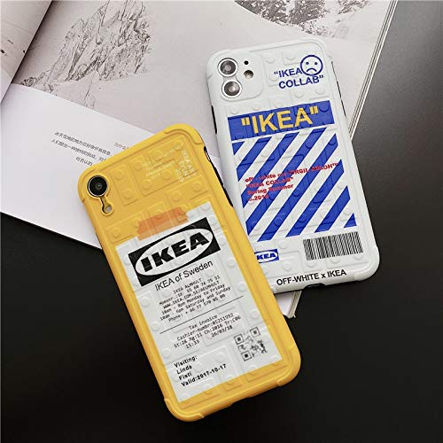 Shuai Compatible con iPhone Caso 11, Creative Design Tendencia de la Personalidad Interesante Etiquetas TPU iPhone 11 Casos de la Cubierta for iPhone 11/11 Pro/Pro 11 MAX y Muchos Modelos