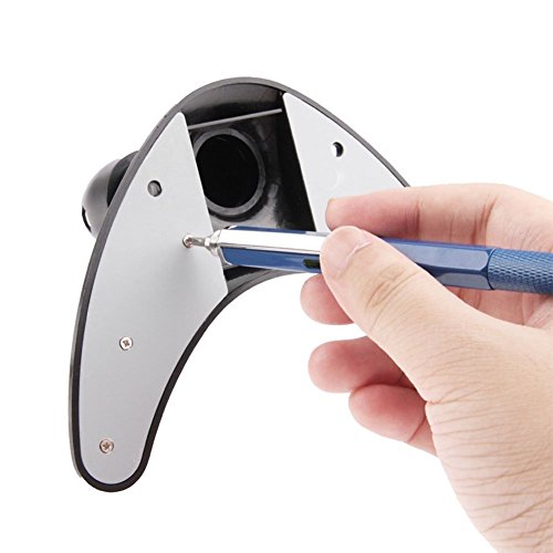 Shulaner 7 en 1 Tech Herramienta Bolígrafo con regla, abrebotellas, teléfono soporte, bolígrafo, lápiz capacitivo y 2 Tornillo herramienta conductor, multifunción, Fit para hombre padre regalo azul