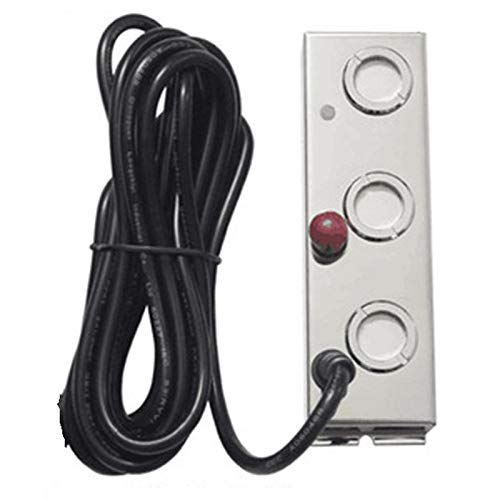 Shumo Nebulizador ultrasónico de 3 Cabezales Fogger Humidificador de Acero Inoxidable Aeromist Hidroponía Nebulizador Fuente de Agua Estanque Atomizador