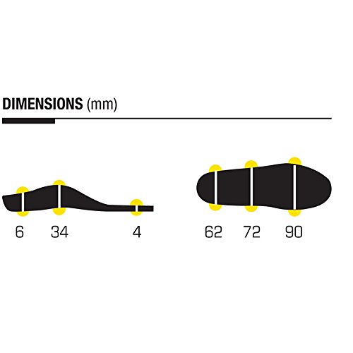 Sidas 3Feet Activ' High, Plantillas/Deportivas Unisex Adulto, Negro, L