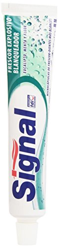 Signal - Frescor Explosivo Blanqueador - Dentífrico con microcápsulas - 1 pack