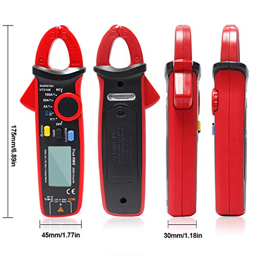 Signstek – UT210E Handheld RMS AC/DC Mini Digital Clamp Meter Resistencia Capacitancia Tester