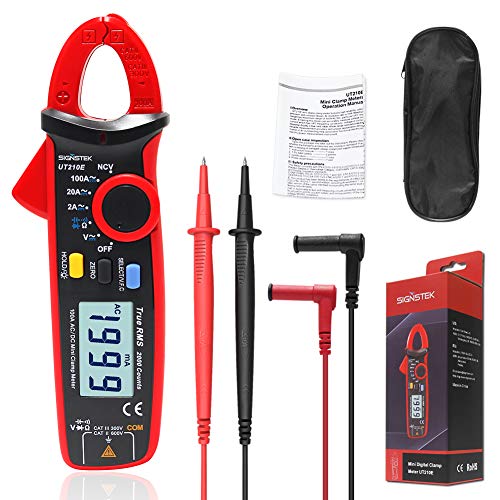Signstek – UT210E Handheld RMS AC/DC Mini Digital Clamp Meter Resistencia Capacitancia Tester