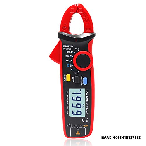 Signstek – UT210E Handheld RMS AC/DC Mini Digital Clamp Meter Resistencia Capacitancia Tester