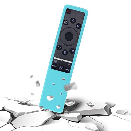 SIKAI Funda Compatible con Mando de Samsung UHD 4K Smart TV Bluetooth Remote Control RMCSPR1BP1 / BN59-01312A Antideslizante Protectora (Luminoso Azul)