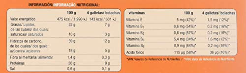 SIKEN Diet - Galletas de naranja. Estuche de 3 paquetes con 5 galletas cada uno. 143 kcal/4 galletas.