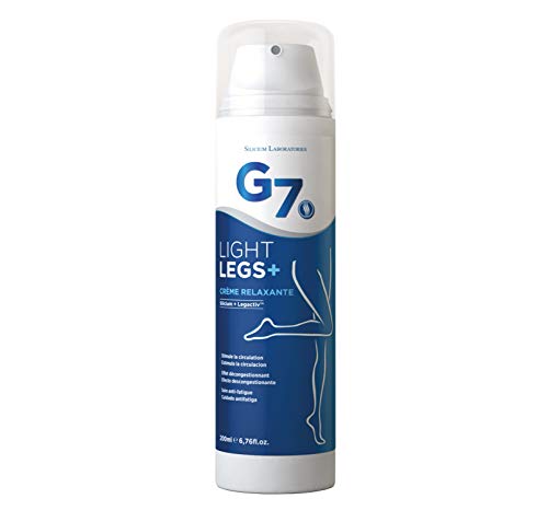 SILICIUM G7 Light-Legs | Crema ideal para varices y piernas cansadas | Gel frio que aporta alivio y descongestión de las piernas cansadas | Acción drenaje linfático