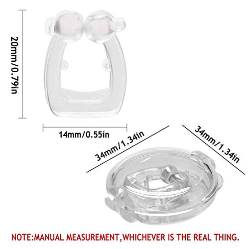 Silicona Magnético Anti Ronquidos Detener Ronquidos Nariz Clip Sueño Bandeja Ayuda para Dormir Dispositivo De Guardia De Apnea Noche