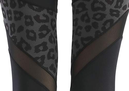 SILIK Womens Sports Workout Leggings atléticos Pantalones de Yoga de Longitud Completa Pantalones de Gimnasia para Correr Gris Oscuro S