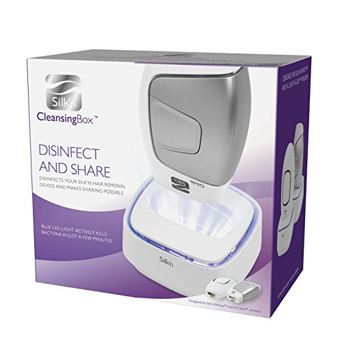 Silk'n Cleansing Box, Estación de limpieza para depiladoras Silk'n Glide e Infinity, Desinfectante, Funcionamiento con pilas, Blanco, CB1PEU001