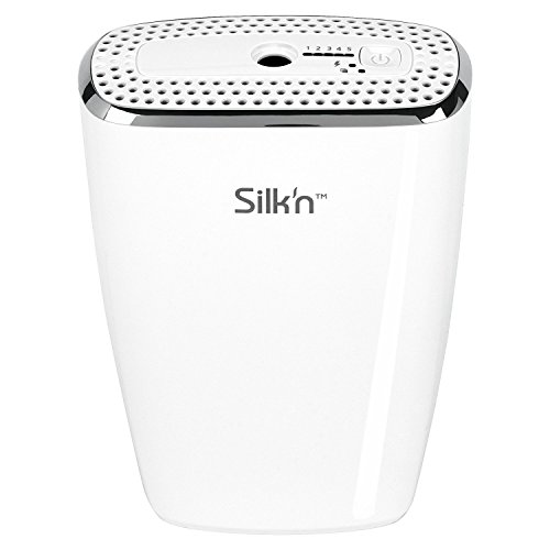 Silk'n Jewel, Depiladora para pieles claras y oscuras, 100.000 pulsaciones de luz, Función pulsación y deslizamiento, HPL, Blanco/Plata, JW1PE1001