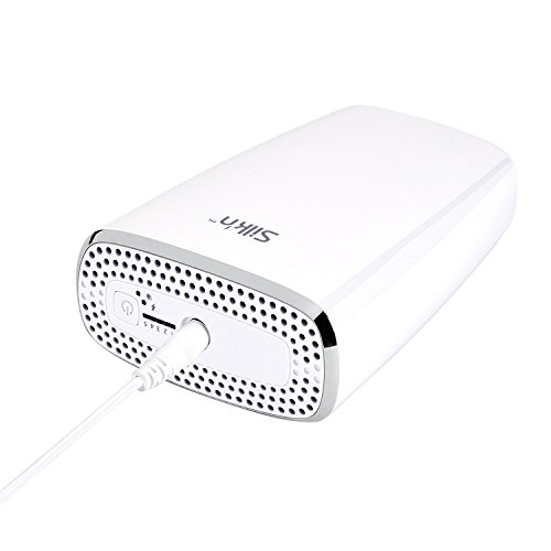 Silk'n Jewel, Depiladora para pieles claras y oscuras, 100.000 pulsaciones de luz, Función pulsación y deslizamiento, HPL, Blanco/Plata, JW1PE1001