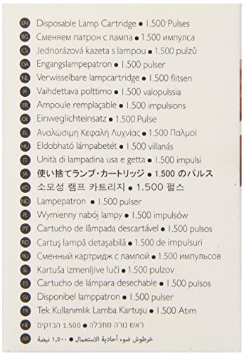 Silk'n Sensepil Cartridge, Cartucho de repuesto profesional, Para depiladoras Sensepil, Pro, Curamed, 1.500 pulsaciones de luz, Blanco, PRR15PEU001