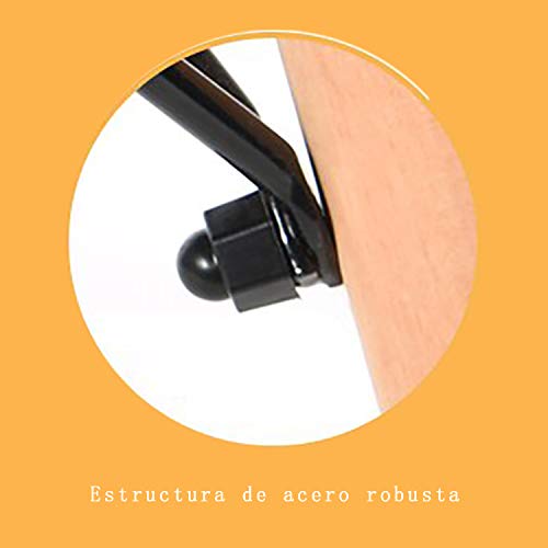 Silla de comedor moderna Ellexir de madera con cómodo asiento acolchado para hogar, oficina o salón