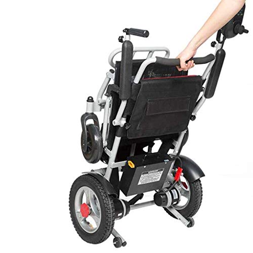 Silla De Ruedas Eléctrica Plegable De Peso Ligero De Ancianos Vespa Aleación De Aluminio De La Batería De Litio Freno Electromagnético