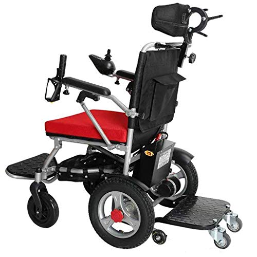 Silla De Ruedas Eléctrica Plegable De Peso Ligero De Ancianos Vespa Aleación De Aluminio De La Batería De Litio Freno Electromagnético