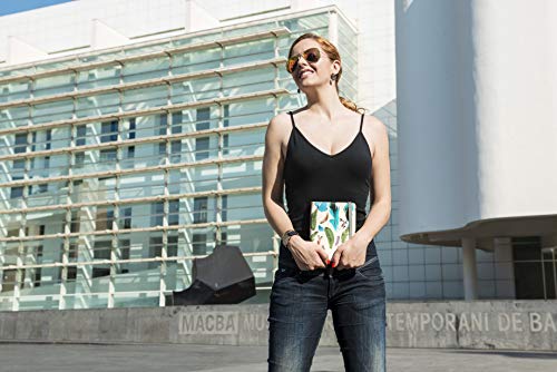 Silver HT - Funda para eReader Libro electrónico eBook de 6 Pulgadas Compatible con Kindle, BQ, Sony, Woxter, SPC - Modelo Feathers