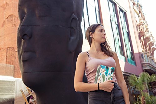 Silver HT - Funda para eReader Libro electrónico eBook de 6 Pulgadas Compatible con Kindle, BQ, Sony, Woxter, SPC - Modelo Feathers