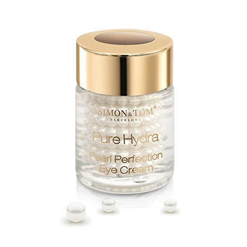 Simon & Tom - Pure Hydra - Crema-Gel Antiarrugas para Contorno de Ojos con Perlas antiedad, Sistema de encapsulación para conservar las propiedades, Vegana, 15ml