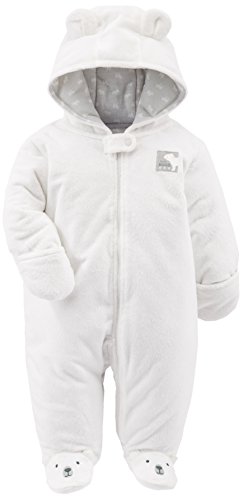 Simple Joys by Carter's Baby - Mono de forro polar con pie ,Ivory ,3-6 Months