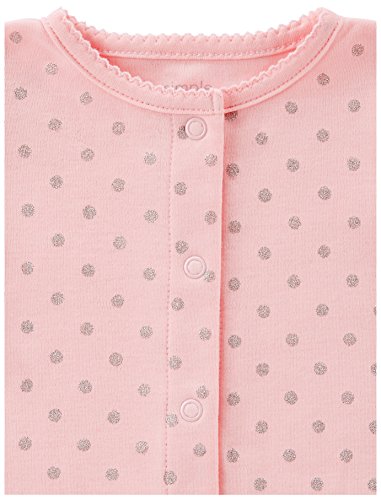 Simple Joys by Carter's Infant-and-Toddler-Sleepers, Animals/Pink Dot, 6-9 Meses