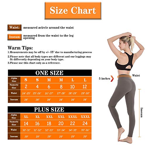 SINOPHANT Mallas de Deporte de Mujer, Leggins Pantalon Deporte Yoga, Leggings Mujer Fitness Suaves Elásticos Cintura Alta para Reducir Vientre