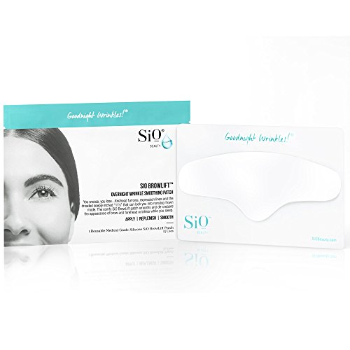 SiO Beauty - Parche antiarrugas para frente, rápido, reutilizable, de silicona, para reducir surcos, líneas de expresión y pliegues