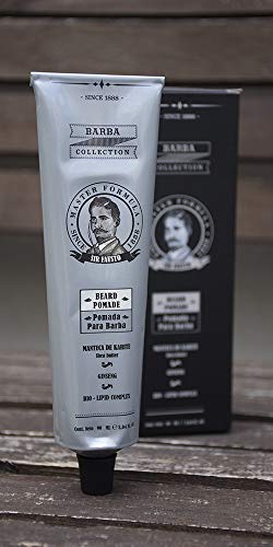 Sir Fausto Acondicionador para Barba y Bigote Bálsamo Natural con Manteca de Karité- Anti encrespado- Gingseng 90ml