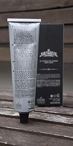 Sir Fausto Acondicionador para Barba y Bigote Bálsamo Natural con Manteca de Karité- Anti encrespado- Gingseng 90ml