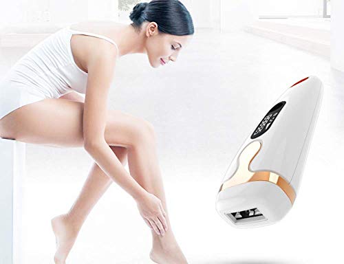 Sistema de dispositivo de eliminación de vello IPL para mujeres y hombres Depilación permanente sin dolor, Depiladora láser permanente, Compacta y 500,000 destellos Belleza de depilación