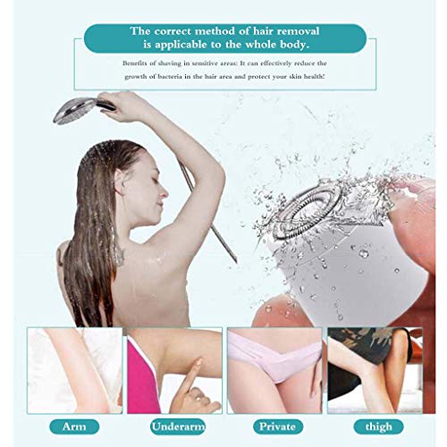 SJYYJJ Depiladora - 4 en 1 Multifuncional Afeitadora de Pelo Facial Afeitadora Limpiador de Cabello en el pie Afeitadora Lápiz Labial eléctrico,White