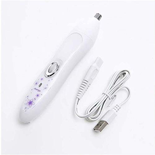 SJYYJJ Depiladora - 4 en 1 Multifuncional Afeitadora de Pelo Facial Afeitadora Limpiador de Cabello en el pie Afeitadora Lápiz Labial eléctrico,White