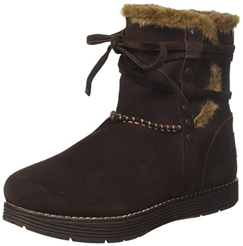 Skechers Adorbs-Plushy, Botas para Mujer, Marrón (Chocolate), 38 EU