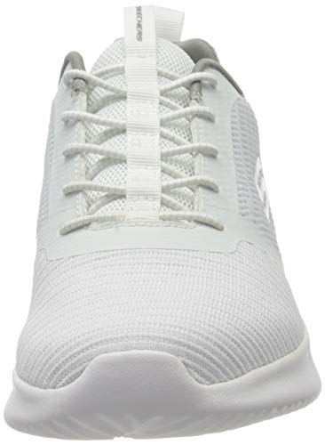 Skechers Bounder 52504, Zapatillas para Hombre, Blanco (White Wht), 41.5 EU