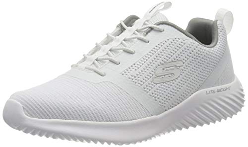 Skechers Bounder 52504, Zapatillas para Hombre, Blanco (White Wht), 41.5 EU