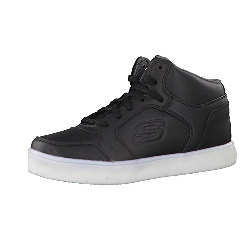 Skechers Boy's Energy Lights Trainers, Black (Black), 12 Child UK (30 EU)