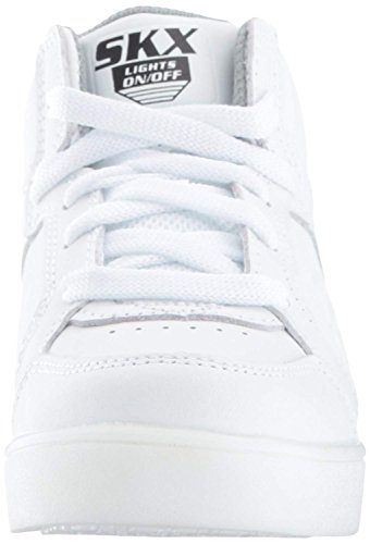Skechers Energy Lights-Elate, Zapatillas Altas para Niños, Blanco (White), 38 EU