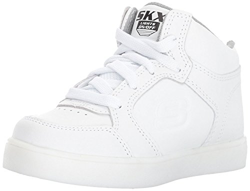 Skechers Energy Lights-Elate, Zapatillas Altas para Niños, Blanco (White), 38 EU