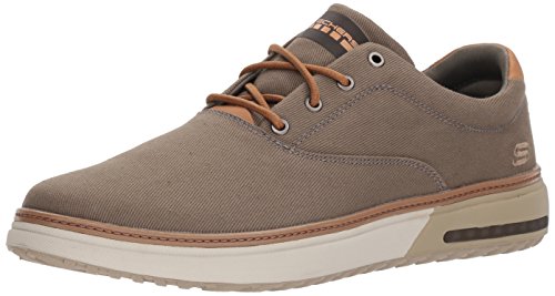 Skechers Folten-Verome, Zapatillas para Hombre, Marrón (Khaki), 41 EU