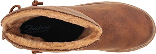Skechers Keepsakes 2.0 44932, Botas Efecto Arrugado para Mujer, Marrón (Chesnut Csnt), 41 EU