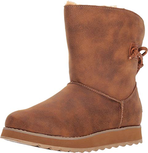 Skechers Keepsakes 2.0 44932, Botas Efecto Arrugado para Mujer, Marrón (Chesnut Csnt), 41 EU