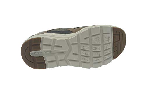 Skechers Men's Verrado- Brogen Hi-Top Trainers, Brown (Brown Olive Brol), 10 UK (45 EU)