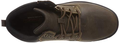 Skechers Segment-Garnet, Botas Chukka para Hombre, Marrón (Chocolate Chocolate), 41 EU