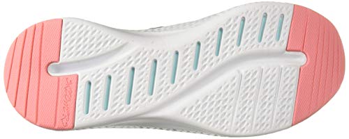 Skechers Solar Fuse-Electric Pulse, Zapatillas sin Cordones para Mujer, Negro (Black Mesh/Blue & Pink Trim Bblp), 4 EU